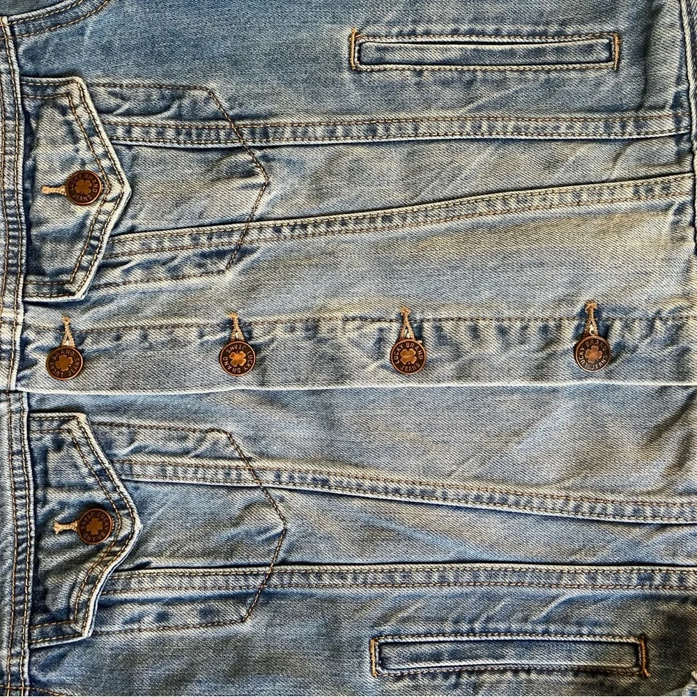 Lucky Tomboy Trucker Light‎ Blue Denim jacket Cotton